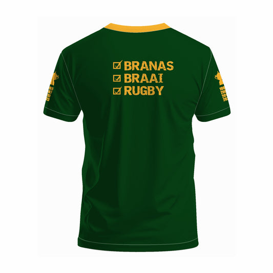 Supporters Gear Branas, Braai, Rugby  -  Printed t-shirt