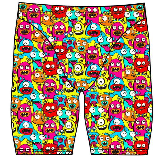 Male jammer swimsuit- Neon Stickies - DG apparel competitive swimwear lifesaving waterpolo south african flag swimwear triathlon running