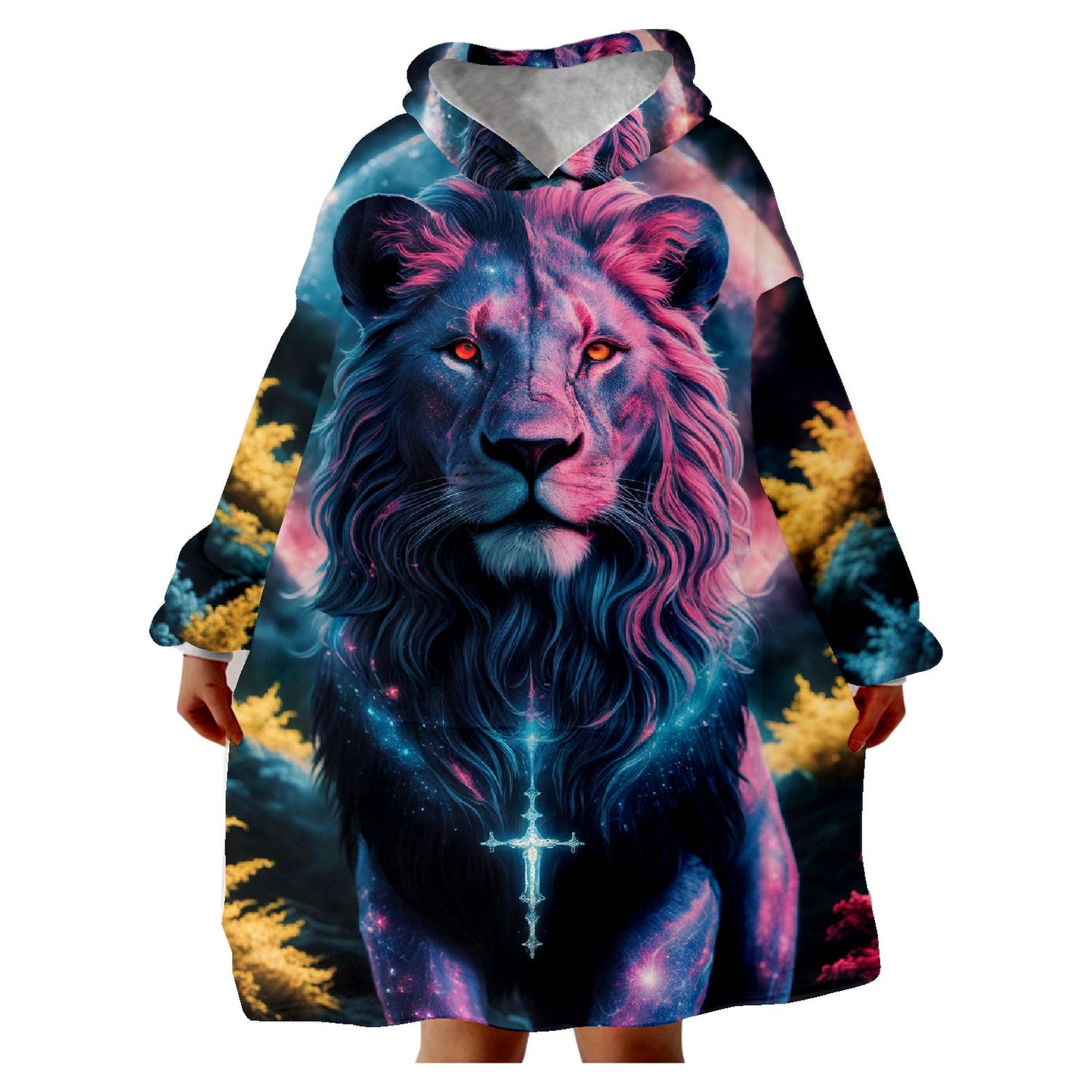 Snugglee Lion Of Judah Hoodie Blanket