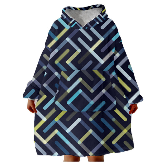Snugglee Geometry Hoodie Blanket