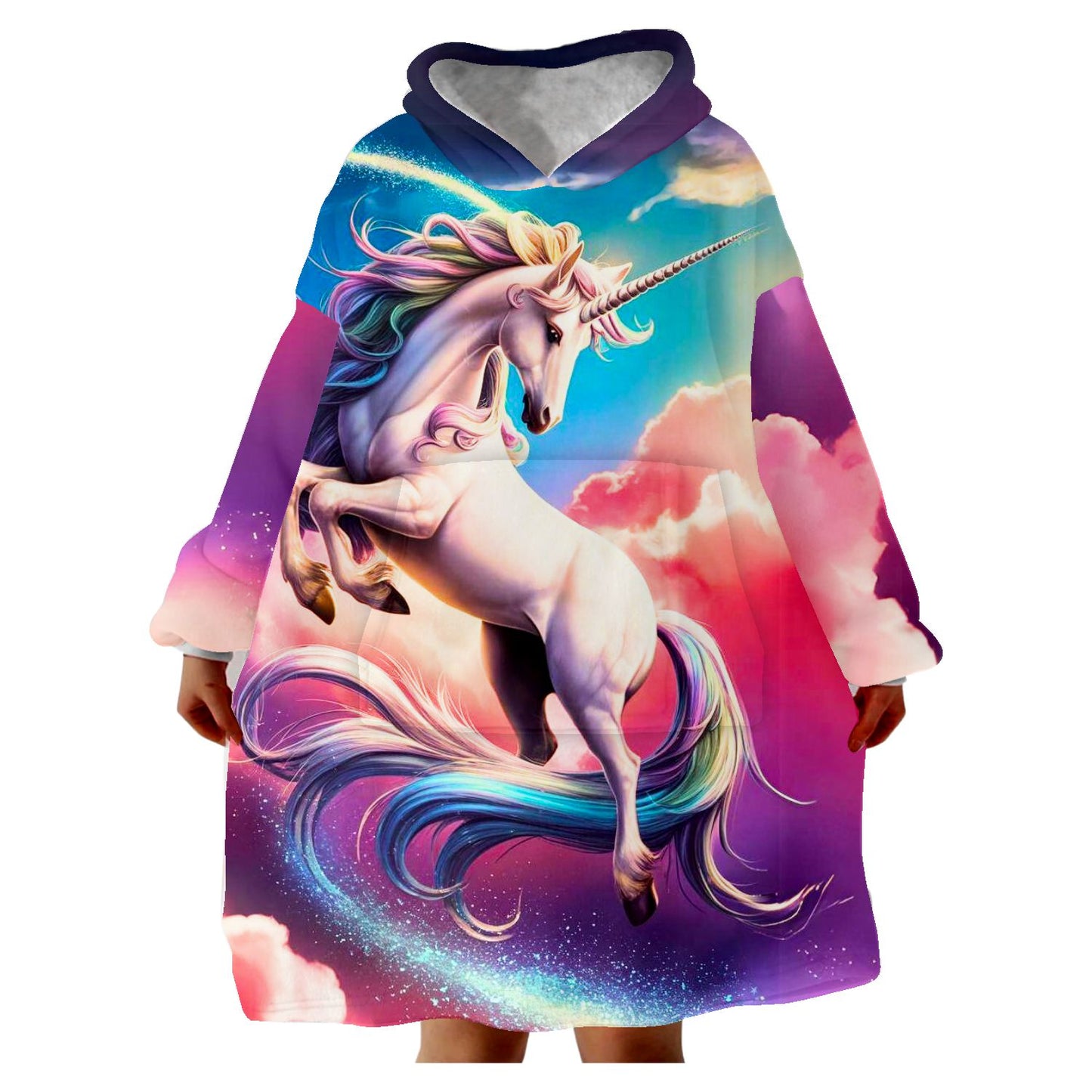 Snugglee Unicorn Hoodie Blanket