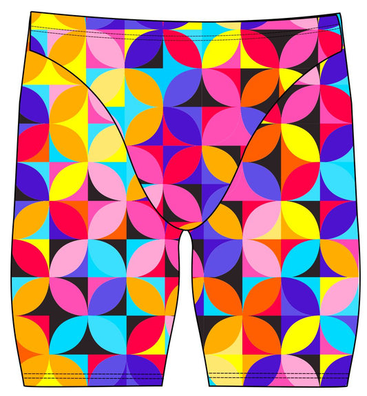 Male jammer swimsuit - Geo petals