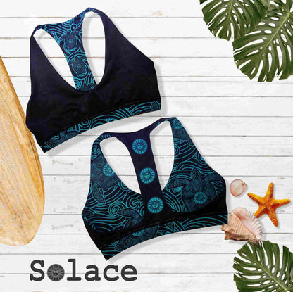 Solace Turtle Reversible Crop Top