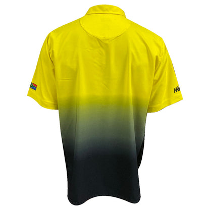 Yellow Ombre Technical Golf Shirt (3433)