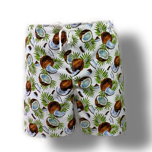 COCO WHITE LASERCUT PERFORMANCE FISHING SHORTS / SWIM SHORTS