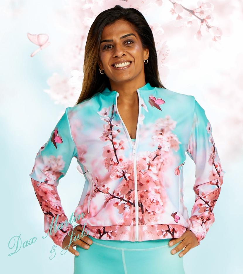 DM Originals Cherry Blossom Anahata Active Jacket
