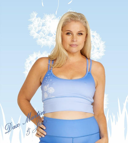 DM Originals Danelion Vishuddha Active Crop Top