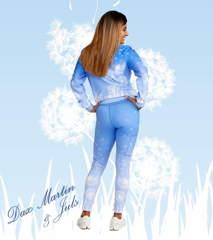 DM Originals Dandelion Vishuddha Active Full Length Leggings