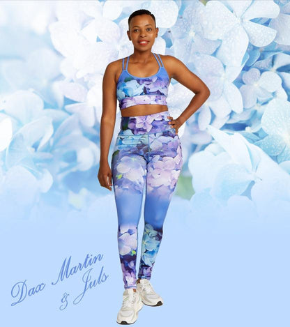 DM Originals Hydrangea Sahasrara Active Full Length Leggings