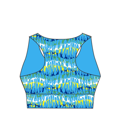 Blue Reflection Ladies Active Crop Top