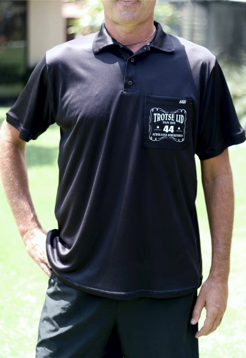 44 Trotse Lid Printed Golf Shirt