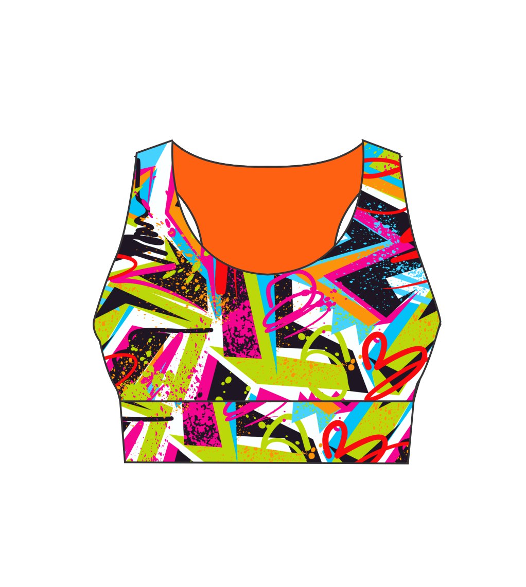 Cool Vibes Ladies Active Crop Top
