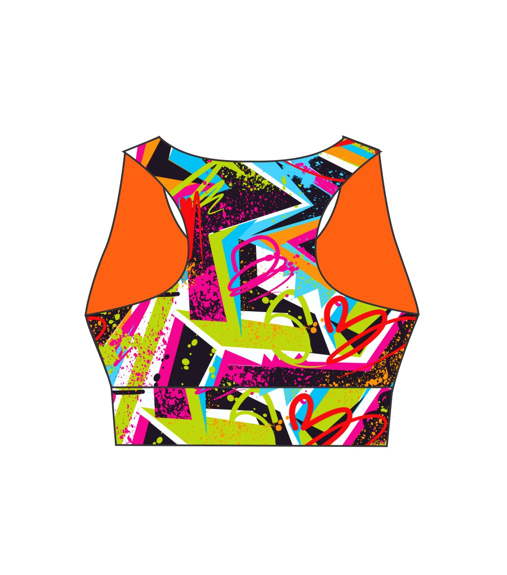 Cool Vibes Ladies Active Crop Top