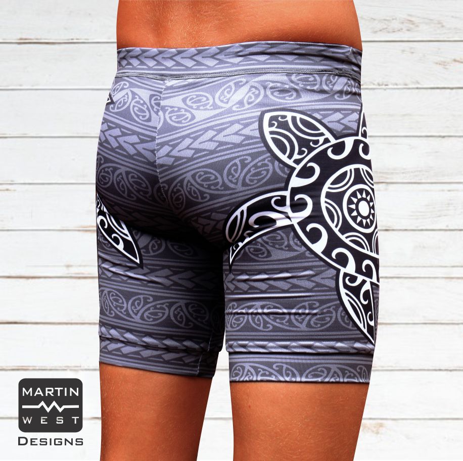 Female Tattoo Turtle Swim/run/paddle shorts