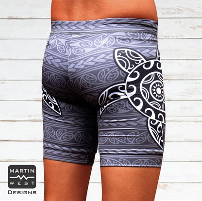 Female Tattoo Turtle Swim/run/paddle shorts