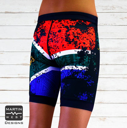 Male SA Flag Swim/run/paddle shorts
