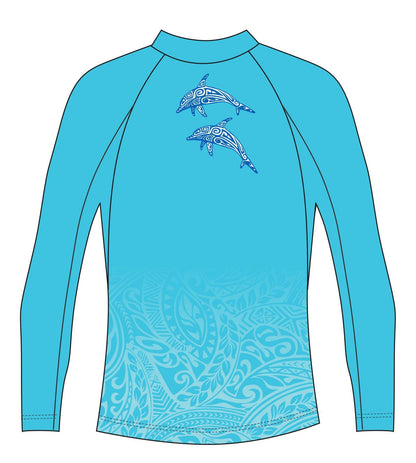Tattoo Dolphin Rash Vest