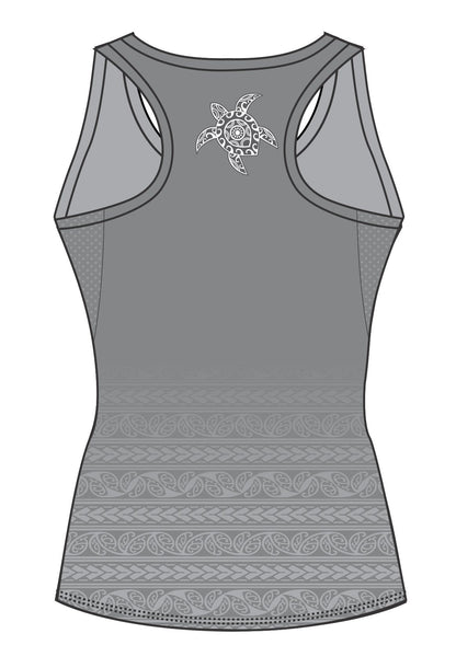 Female Tattoo Turtle Running vest