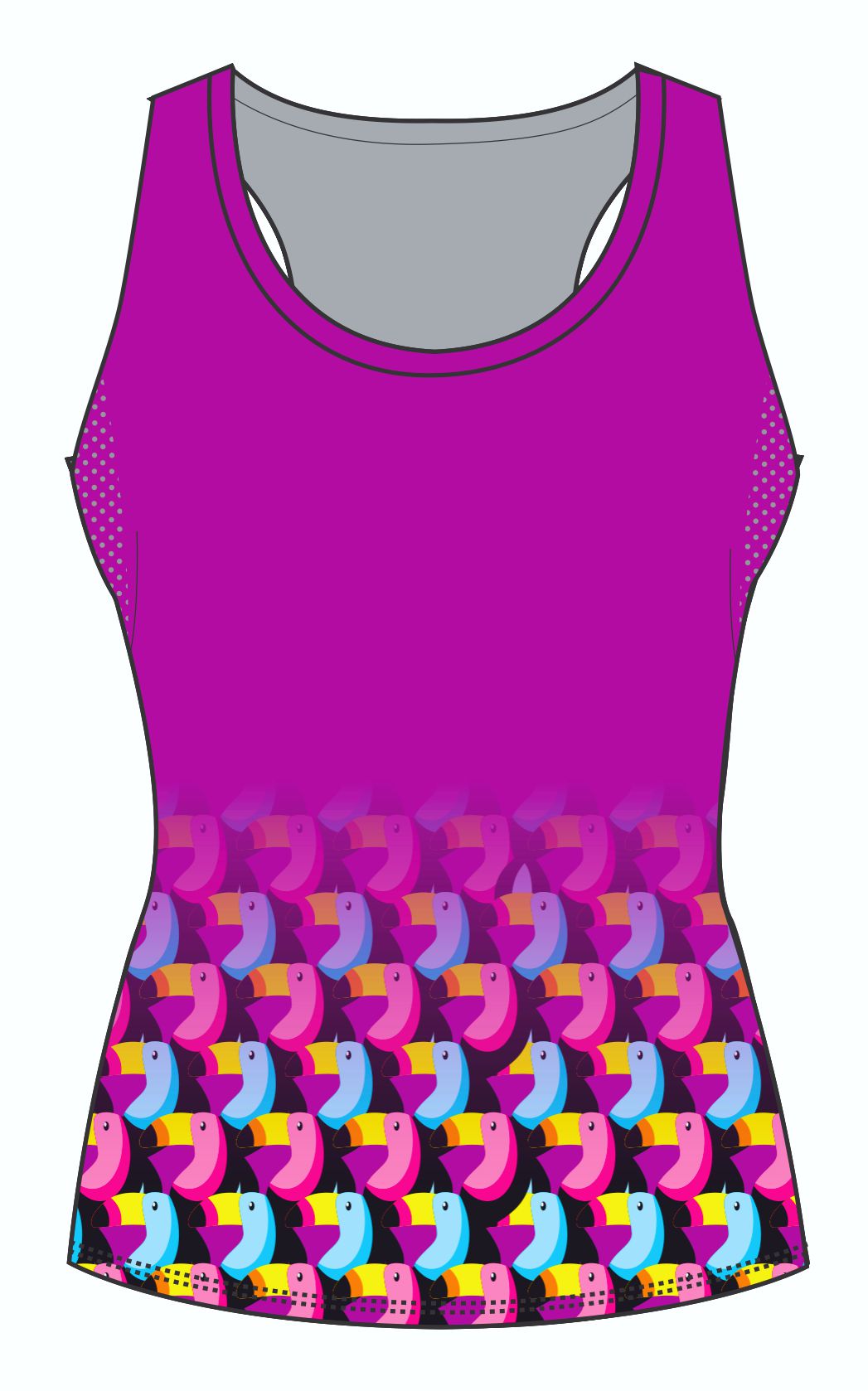 Female Toucan Running Vest