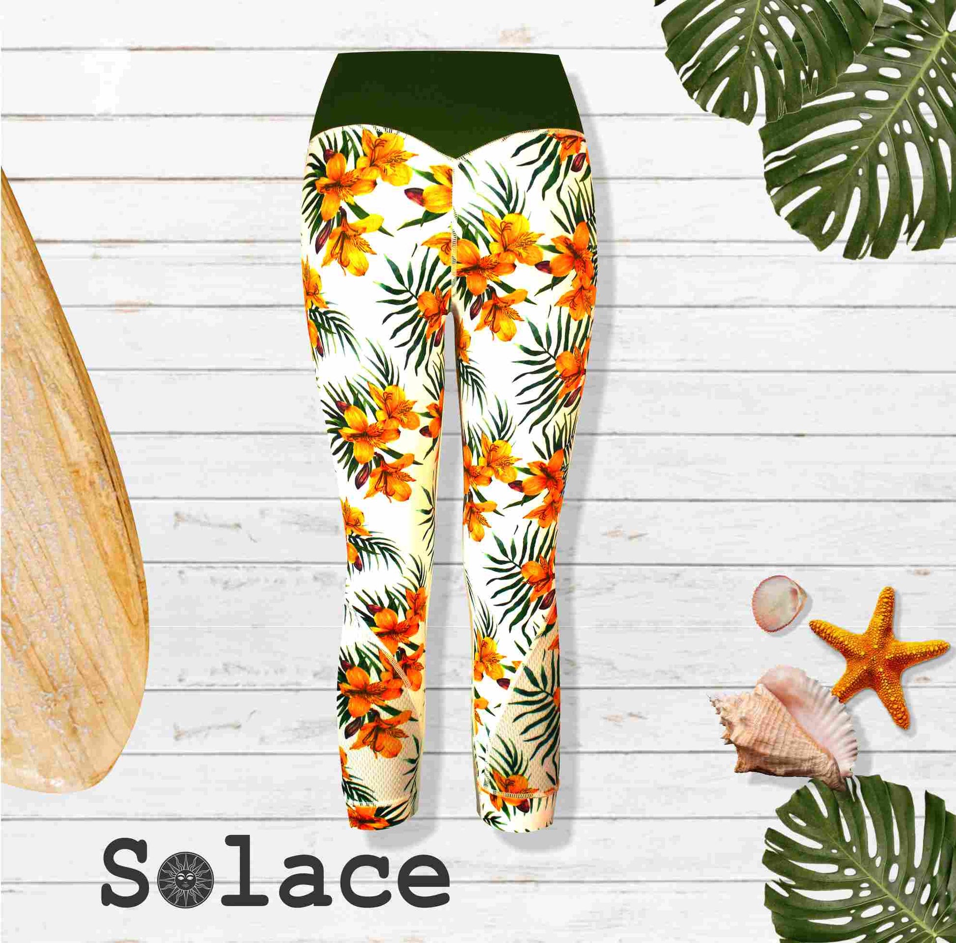 solace Mahalo leggings back