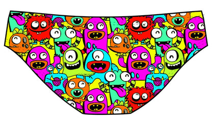 Male brief swimsuit- Neon Stickies - DG apparel competitive swimwear lifesaving waterpolo south african flag swimwear triathlon running