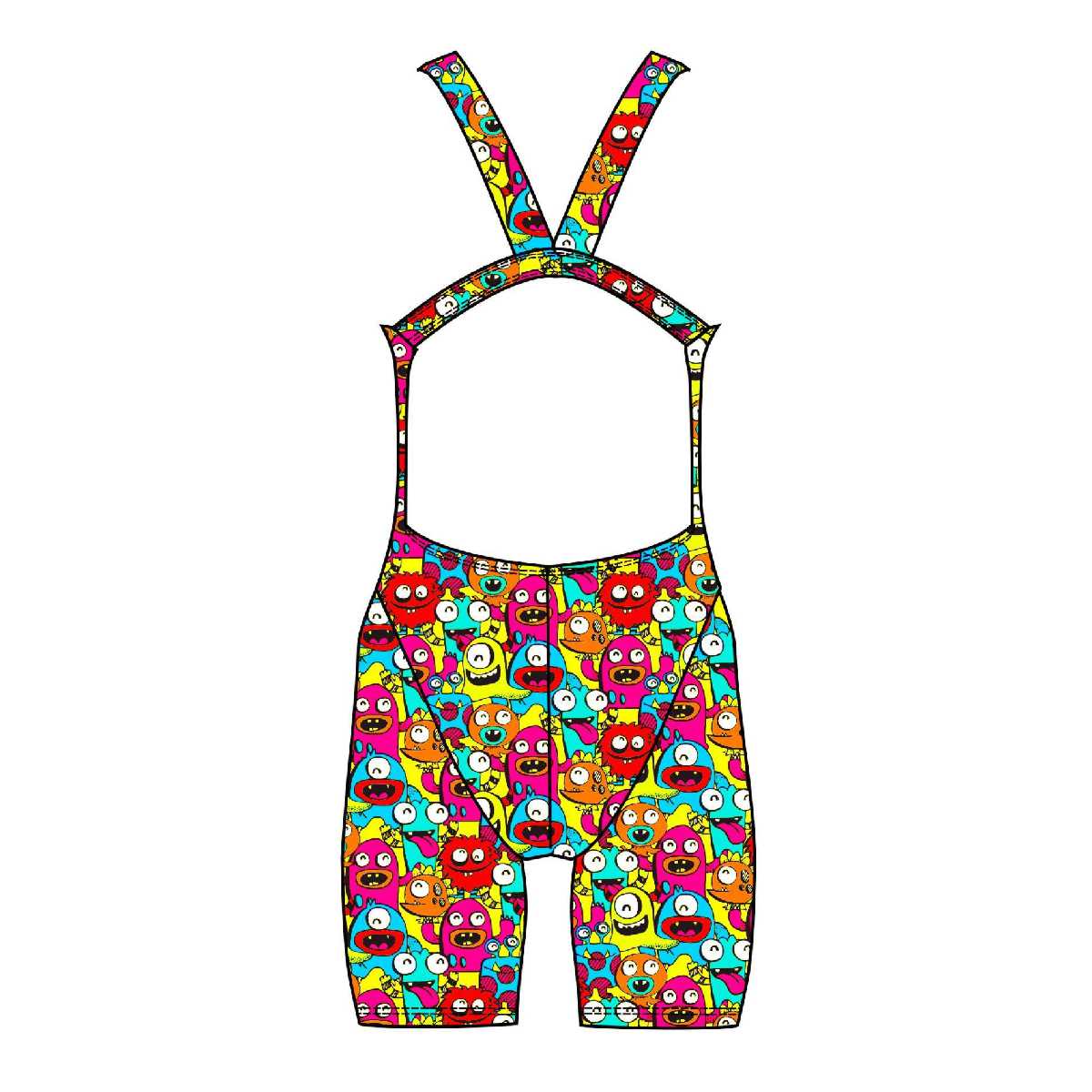 Female kneeskin swimsuit - Neon Stickies