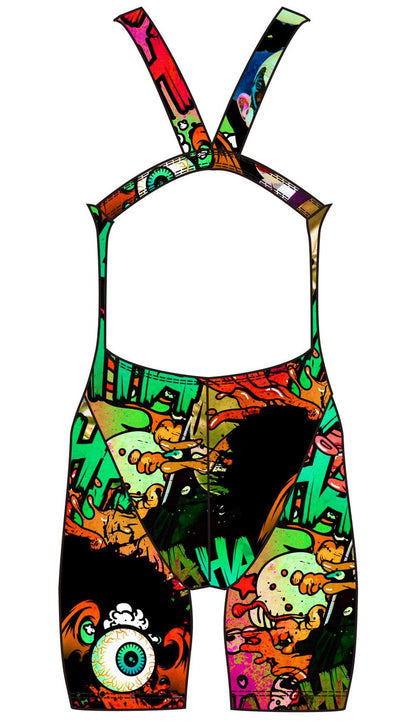 Female kneeskin swimsuit - Suicide S - DG apparel competitive swimwear lifesaving waterpolo south african flag swimwear triathlon running