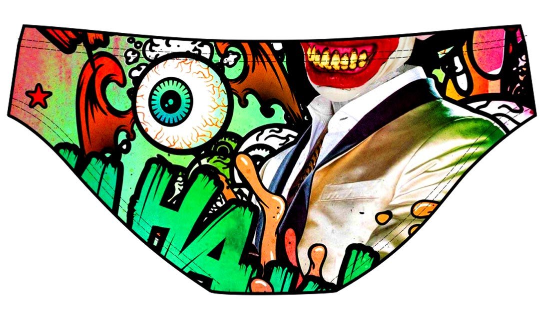 Male brief swimsuit- Suicide S - DG apparel competitive swimwear lifesaving waterpolo south african flag swimwear triathlon running