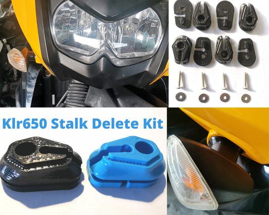 Kawasaki KLR650 Gen 2 Indicator Stalk Delete Kit