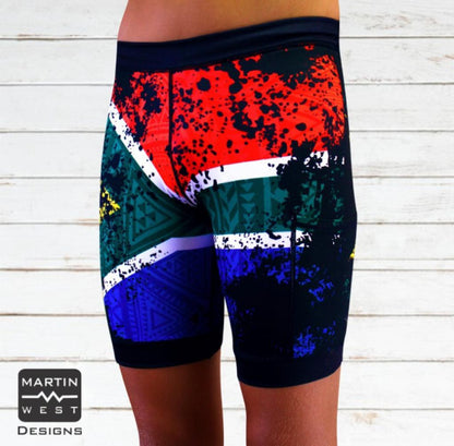 Female SA Flag run/paddle/swim set