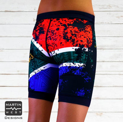 Female SA Flag run/paddle/swim set