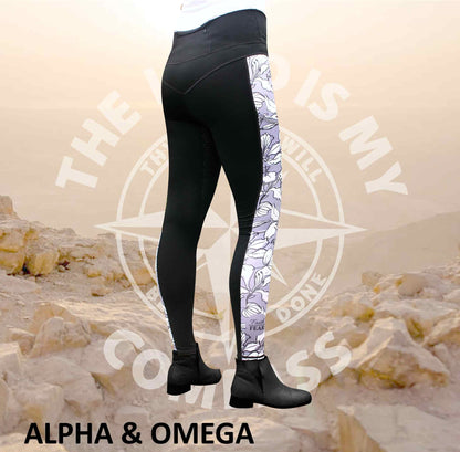 A&O Faith Over fear Equestrian Tights