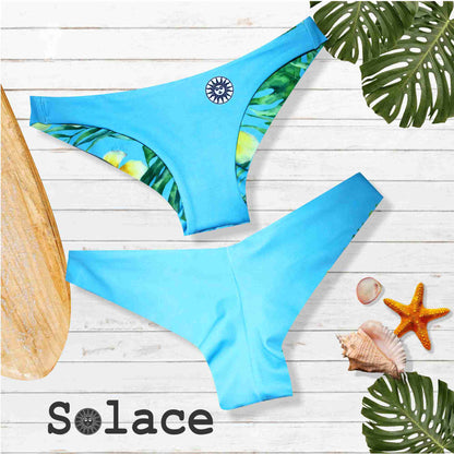 Solace Frangipani Reversible Cheeky Bikini Bottom