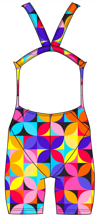 Female kneeskin swimsuit - Geo Petals